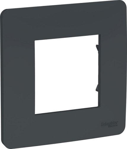 Рамка универсальная Schneider Electric Unica Studio 1-м. антрацит фото Рамка универсальная Schneider Electric Unica Studio 1-м. антрацит картинка